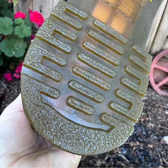 Dr. Martens Aimilta Camo Camouflage Brown Moto Boots Women's 8 US / 6 UK - Picture 10 of 12